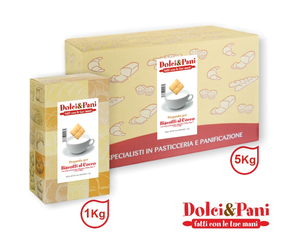 Preparato per Biscotti al Cocco Preparato per Biscotti al Cocco