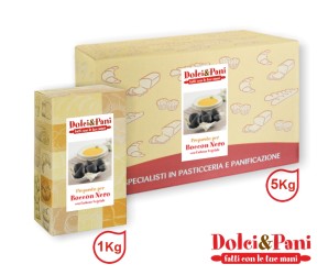 Preparato per focacce, pizza e pepite nere con carbone vegetale