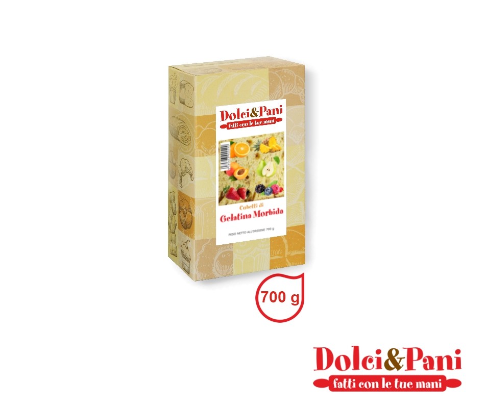 Cubetti di Gelatina Morbida Fragola Cubetti di Gelatina Morbida Fragola