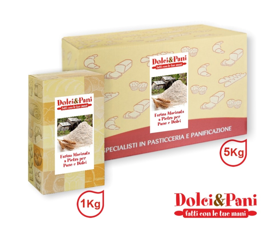 Farina Biologica Macinata a Pietra per Pane e Dolci  - tipo "1"