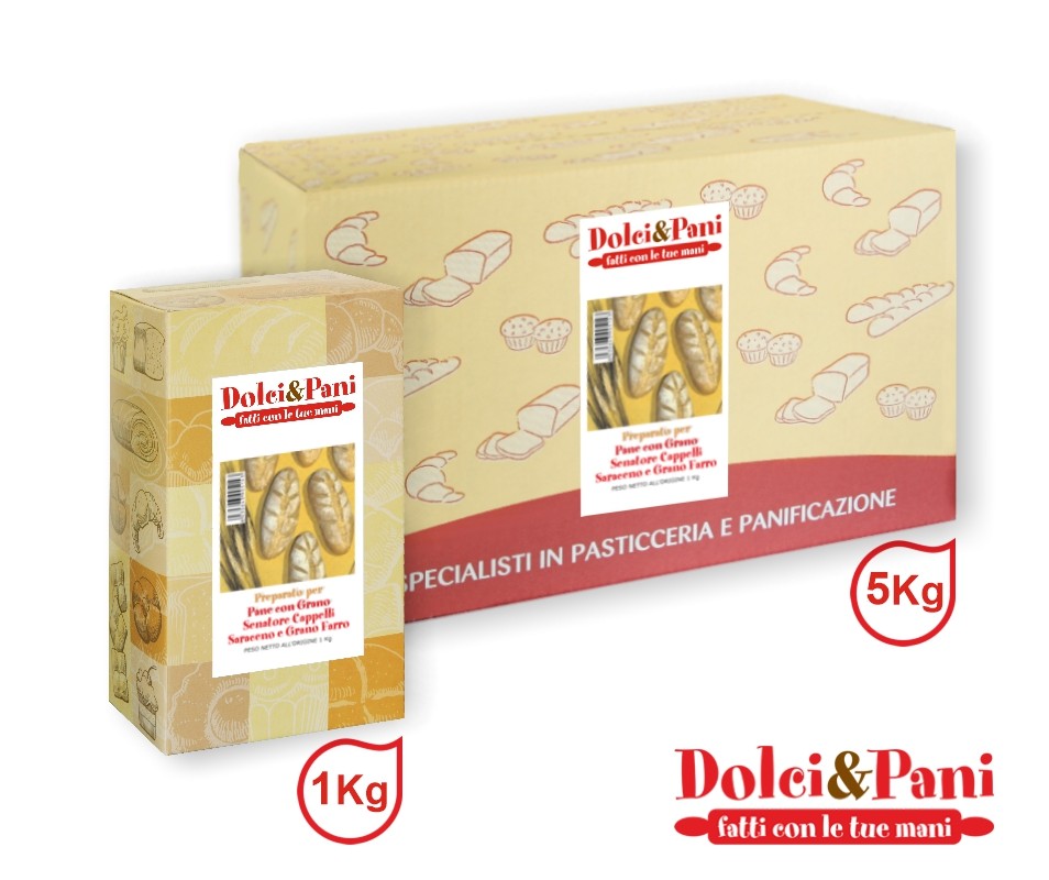 Pane con Grano Senatore Cappelli, Saraceno e Grano Farro Pane con Grano Senatore Cappelli, Saraceno e Grano Farro