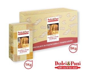 Preparato per Panettone artigianale con lievito naturale, da utilizzare con impastatrice