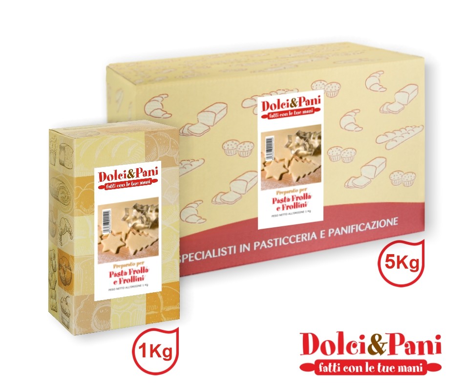 Preparato per pasta frolla friabile al burro per crostate e biscotti Preparato per pasta frolla friabile al burro per crostate e biscotti
