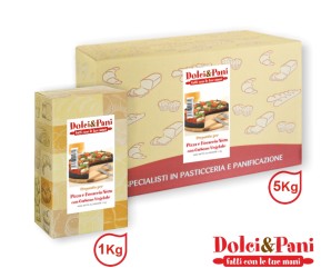 Preparato per pizza e focaccia nera al carbone vegetale attivo