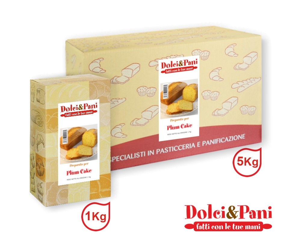 Preparato per plumcake soffice con burro e frutta candita o uvetta Preparato per plumcake soffice con burro e frutta candita o uvetta