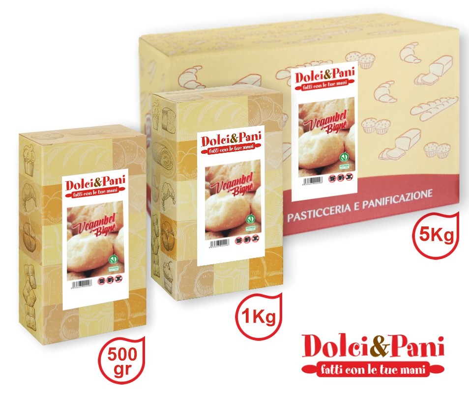 Preparato per bignè vegani