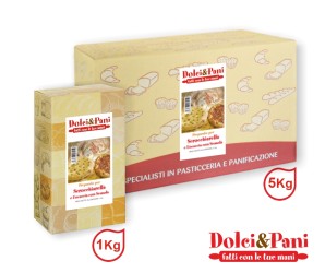 Preparato per schiacciatine sottili e focacce con cereali misti e fiocchi di patate