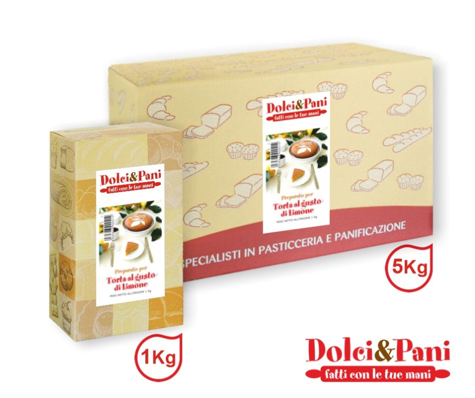 Preparato per torta al limone, soffice e profumata