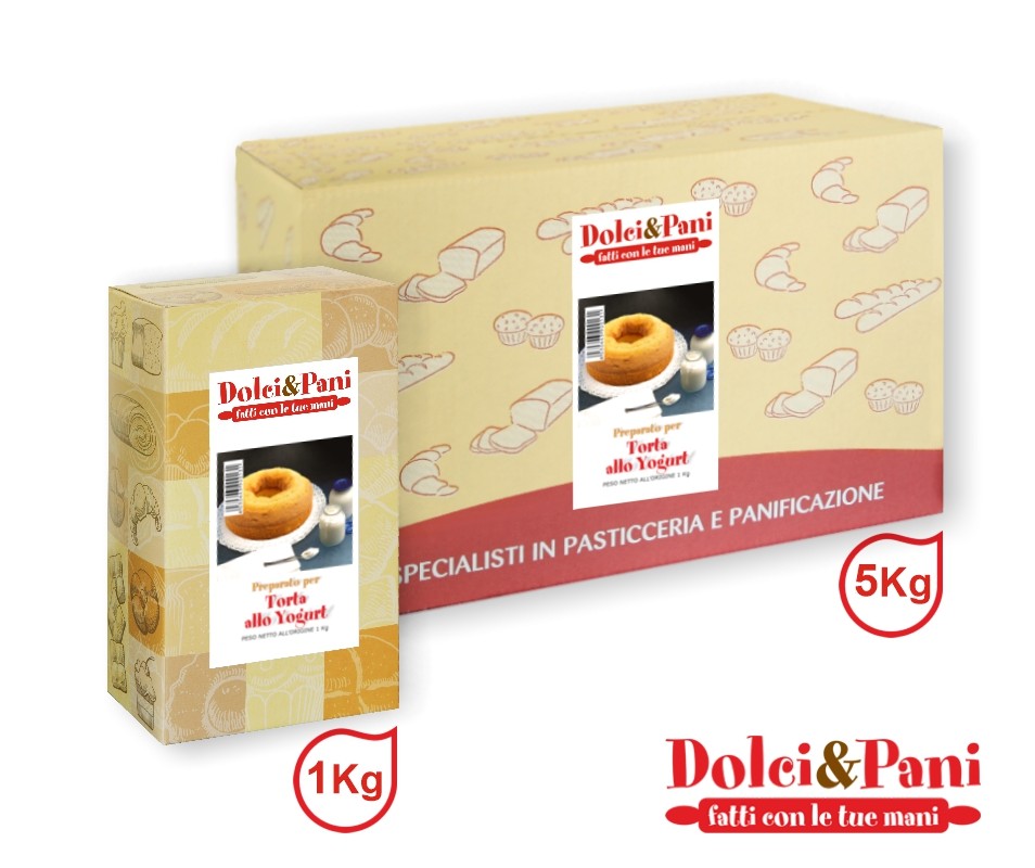 Preparato per torta allo yogurt soffice da farcire con frutta o crema Preparato per torta allo yogurt soffice da farcire con frutta o crema