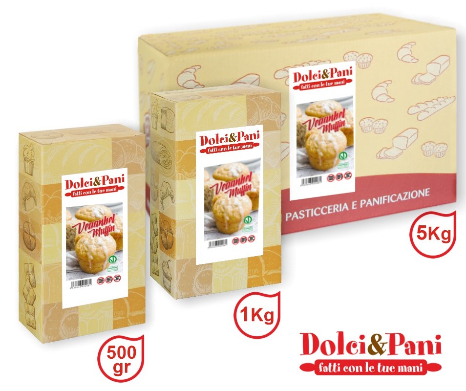 Preparato per muffin vegani gustosi