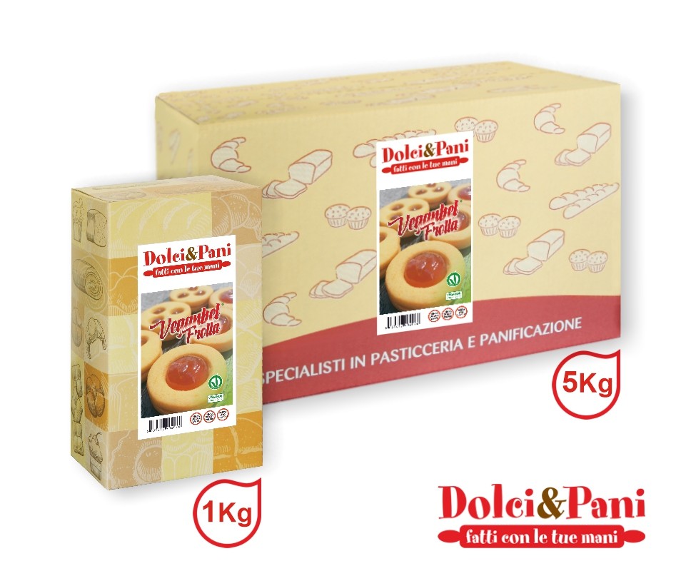 Frollini vegani realizzati con il preparato VEGANBEL FROLLA per dolci friabili e senza uova Frollini vegani realizzati con il preparato VEGANBEL FROLLA per dolci friabili e senza uova