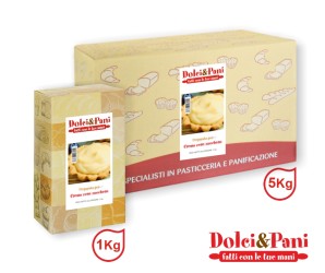 Crema pasticcera in polvere senza zucchero a base di eritritolo, pronta a freddo