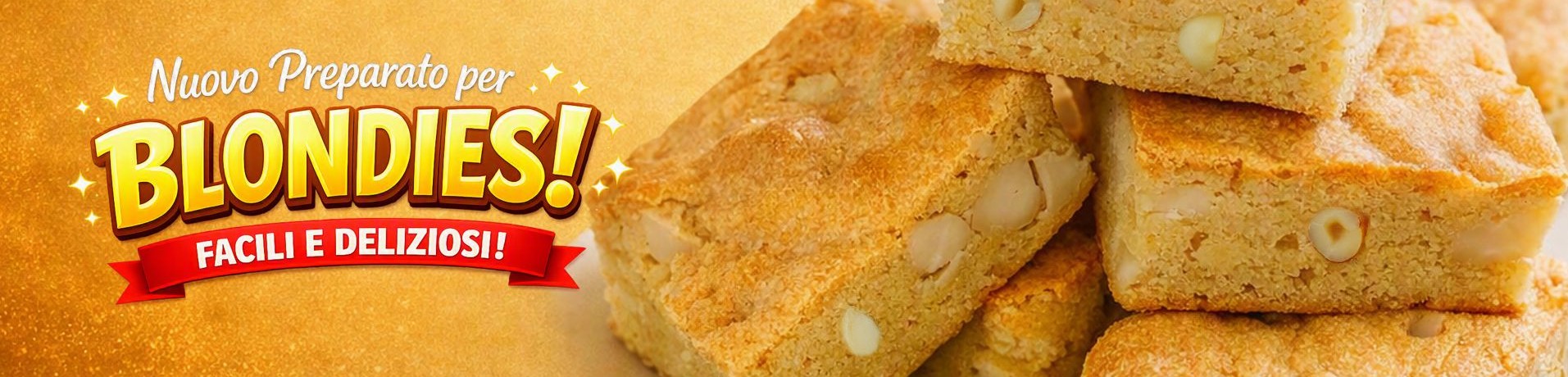 Blondies, facili e deliziosi