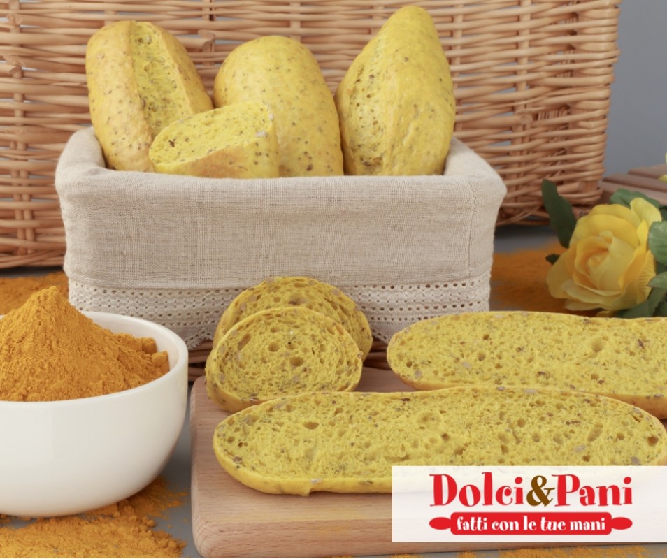 Preparato per Pane alla Curcuma e Preziosi Semi Preparato per Pane alla Curcuma e Preziosi Semi
