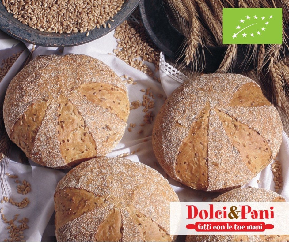 Preparato per Pane Biologico con Semi di Girasole, Lino e Avena