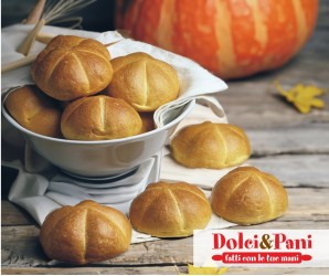 Preparato per Panini alla Zucca morbidi e dolci, profumati alla zucca