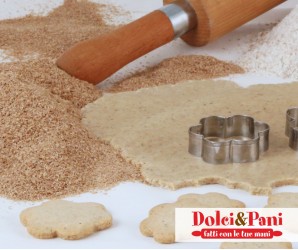 Preparato integrale per frolla e biscotti con farine nobili e fibre