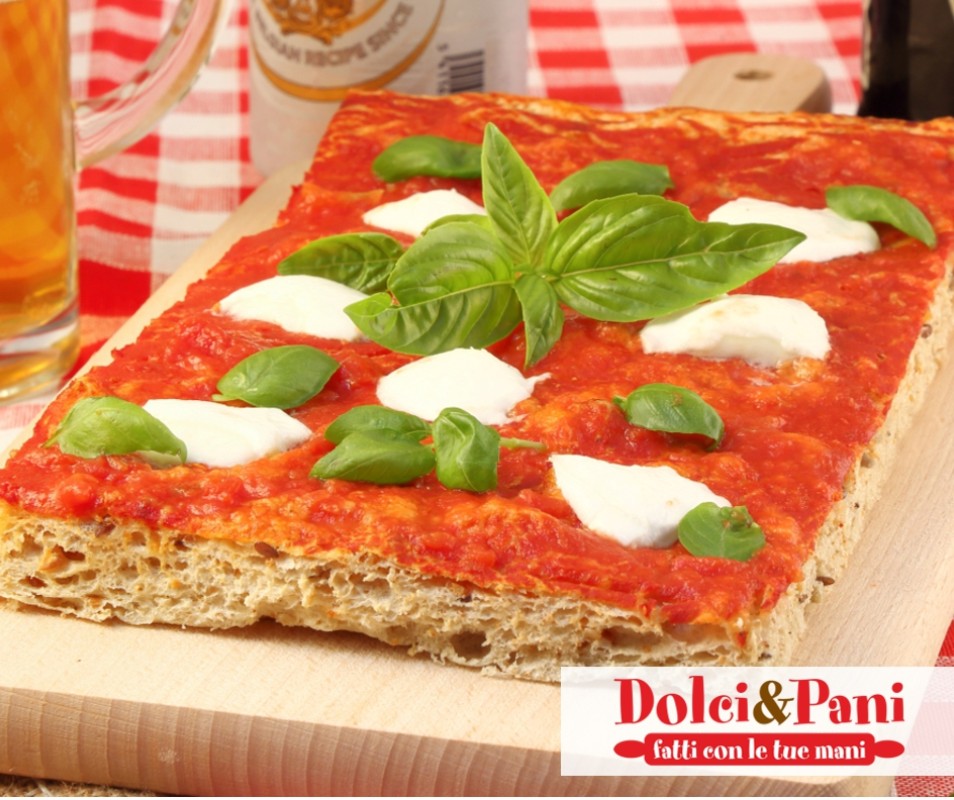 Preparato per pizza ai cereali e piadina con semi misti e alta digeribilità Preparato per pizza ai cereali e piadina con semi misti e alta digeribilità