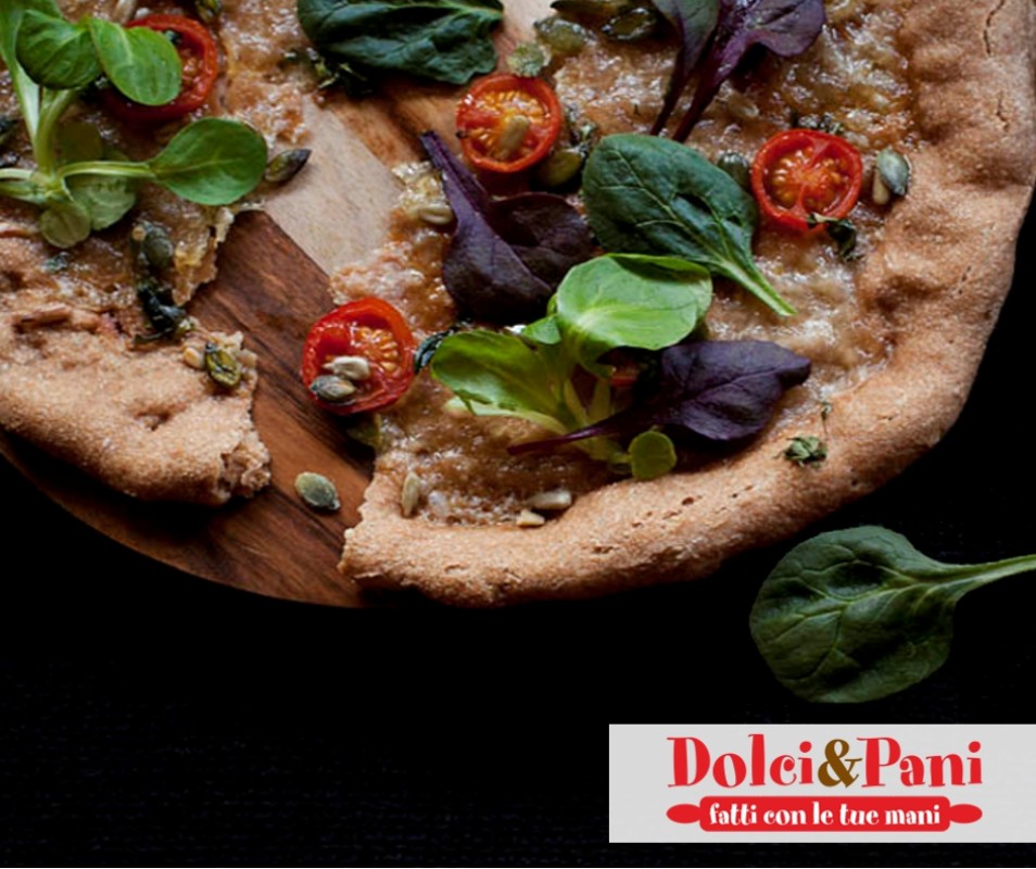 Preparato per pizza alta e soffice con grano duro Senatore Cappelli integrale Preparato per pizza alta e soffice con grano duro Senatore Cappelli integrale