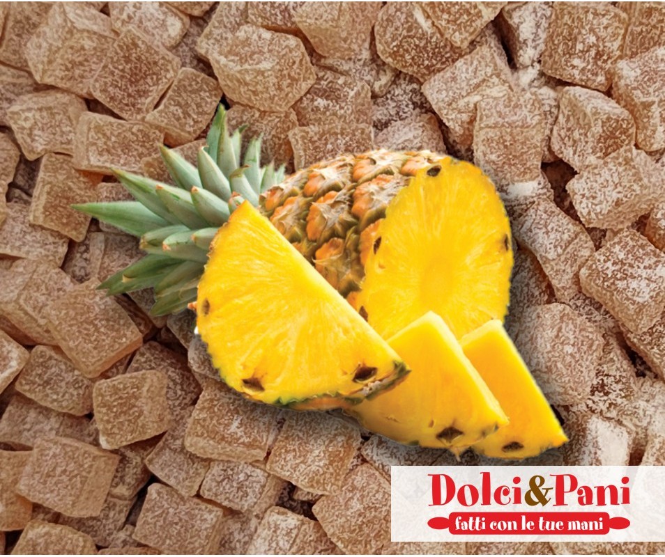Cubetti di Gelatina Morbida Ananas Cubetti di Gelatina Morbida Ananas