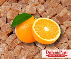Cubetti di Gelatina Morbida Arancia