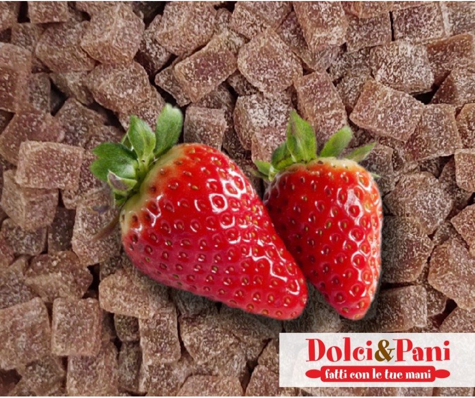 Cubetti di Gelatina Morbida Fragola