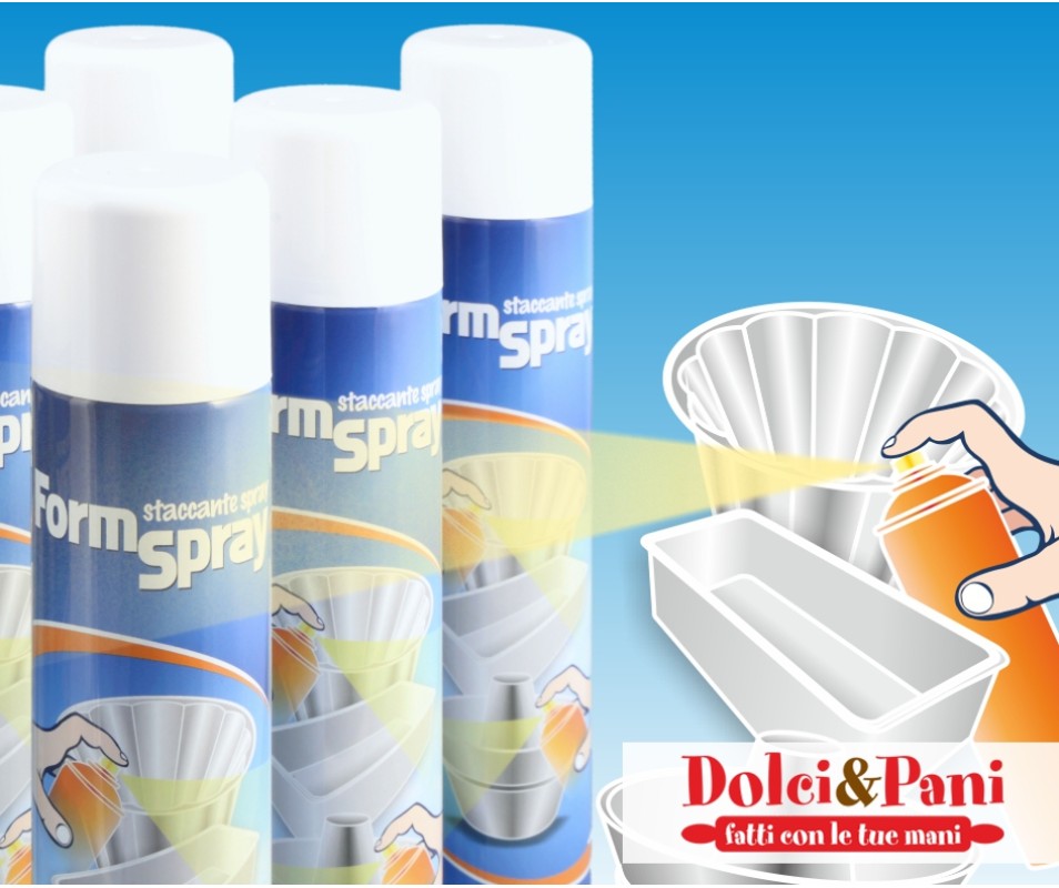 Staccante spray per uso alimentare da 500 ml, ideale per stampi e teglie Staccante spray per uso alimentare da 500 ml, ideale per stampi e teglie