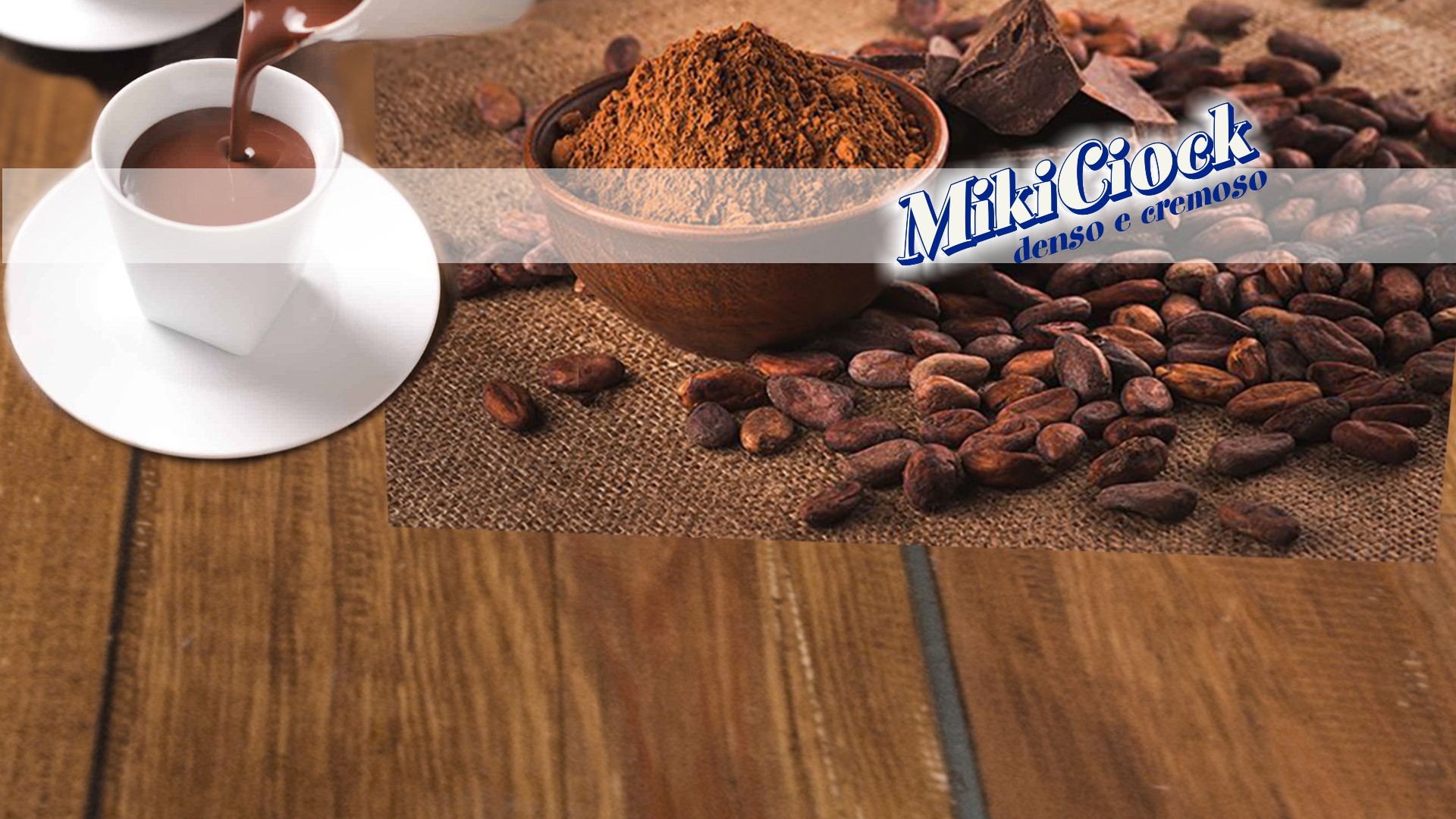 MikiCiock Denso e Cremoso - Preparato per Cioccolata Calda in Tazza